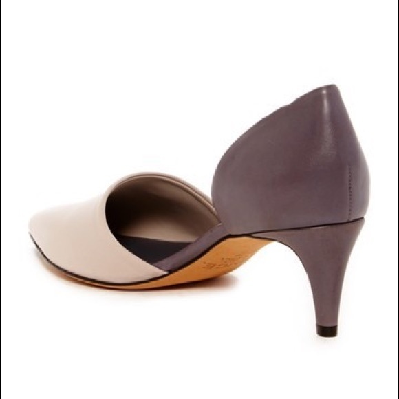 Vince 'Aurelian' Pointed Toe Leather d'Orsay Pump - Picture 2 of 4